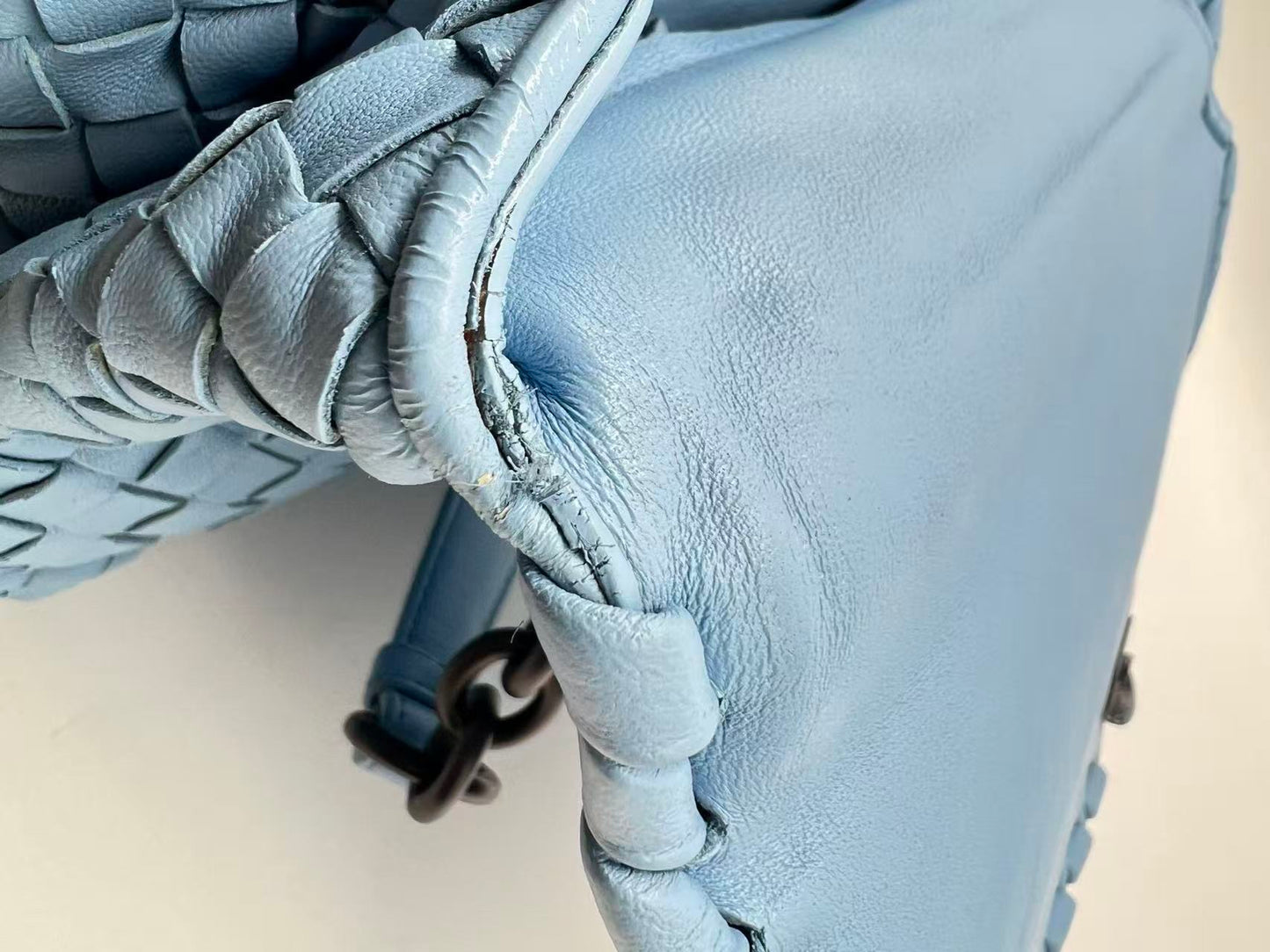 Bottega Veneta - Olympia - Leather - Blue - (medium)