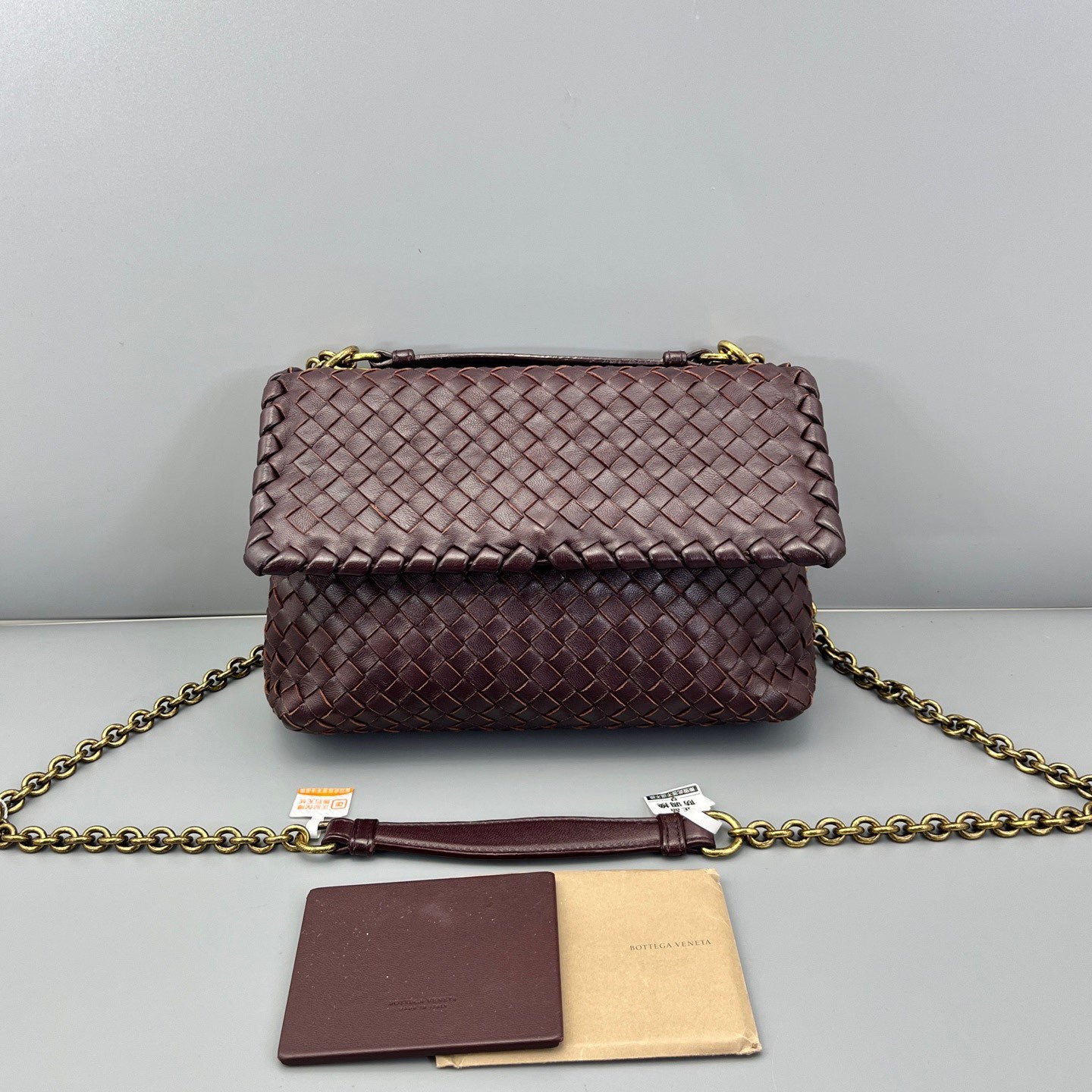 Bottega Veneta - Olympia - Leather - Dark Plum - (Medium)