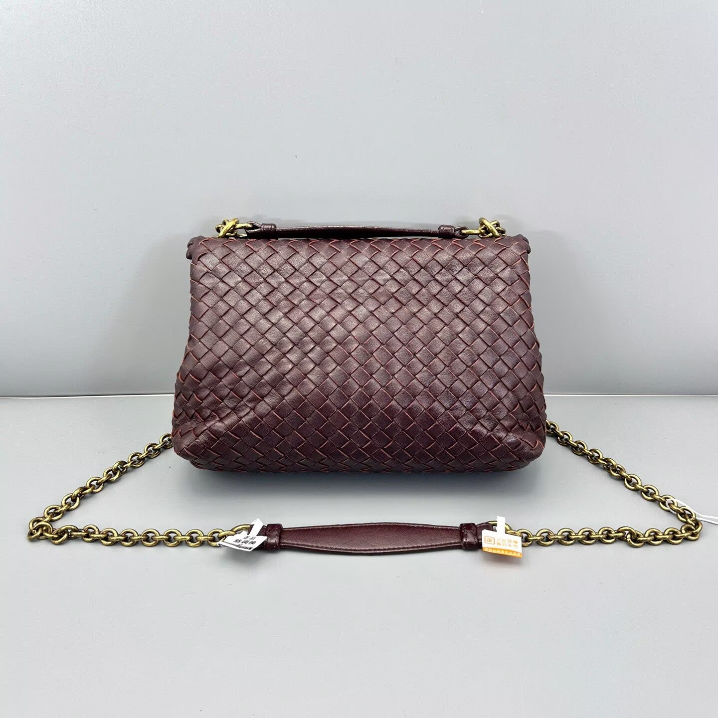 Bottega Veneta - Olympia - Leather - Dark Plum - (Medium)