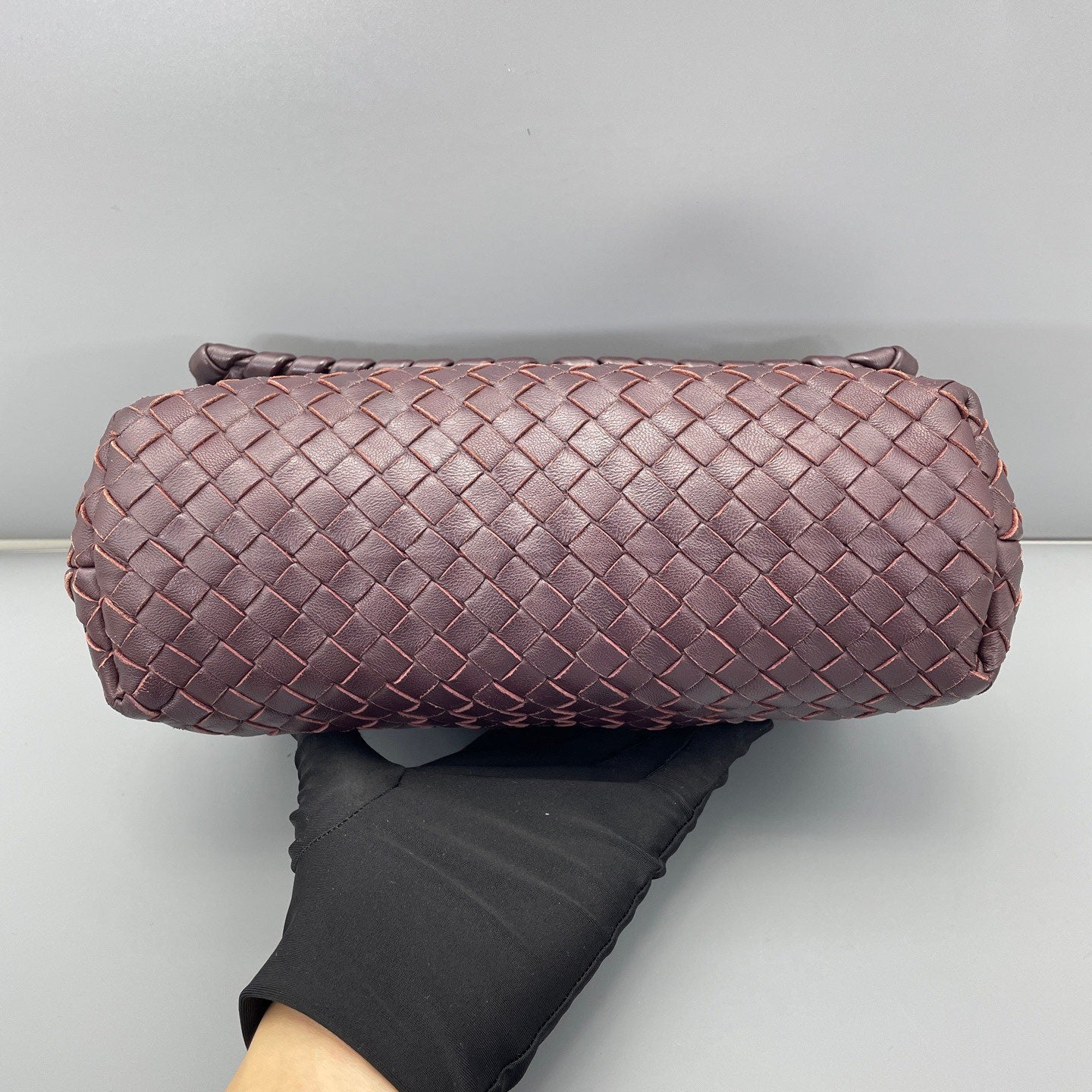 Bottega Veneta - Olympia - Leather - Dark Plum - (Medium)