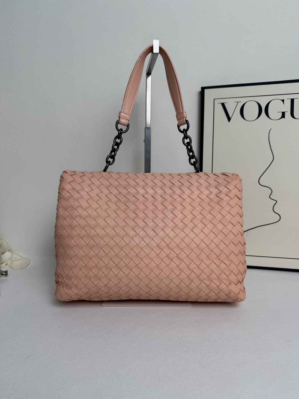Bottega Veneta - Olympia - Leather - Pink - (medium)