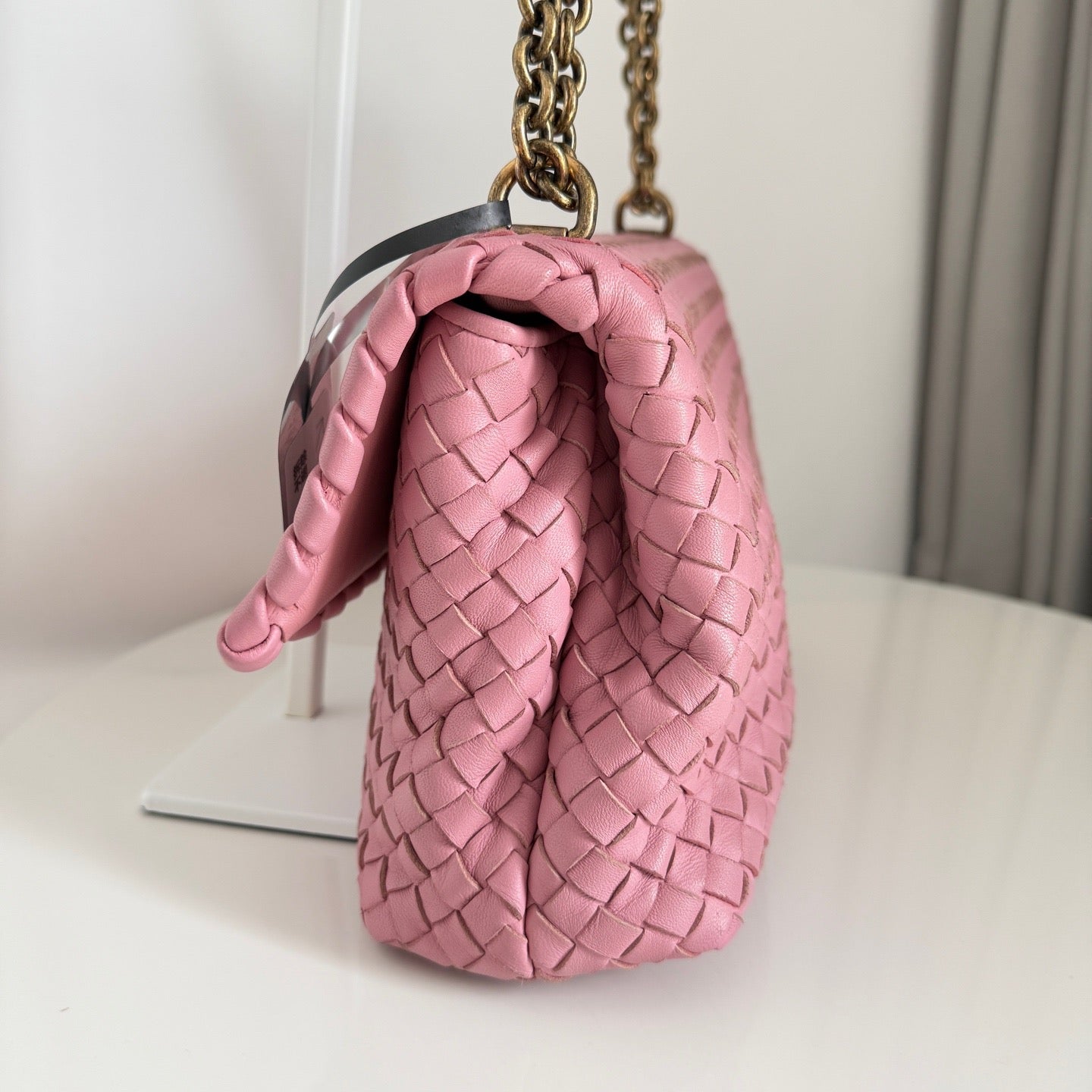 Bottega Veneta - Olympia - Leather - Pink - (Medium)