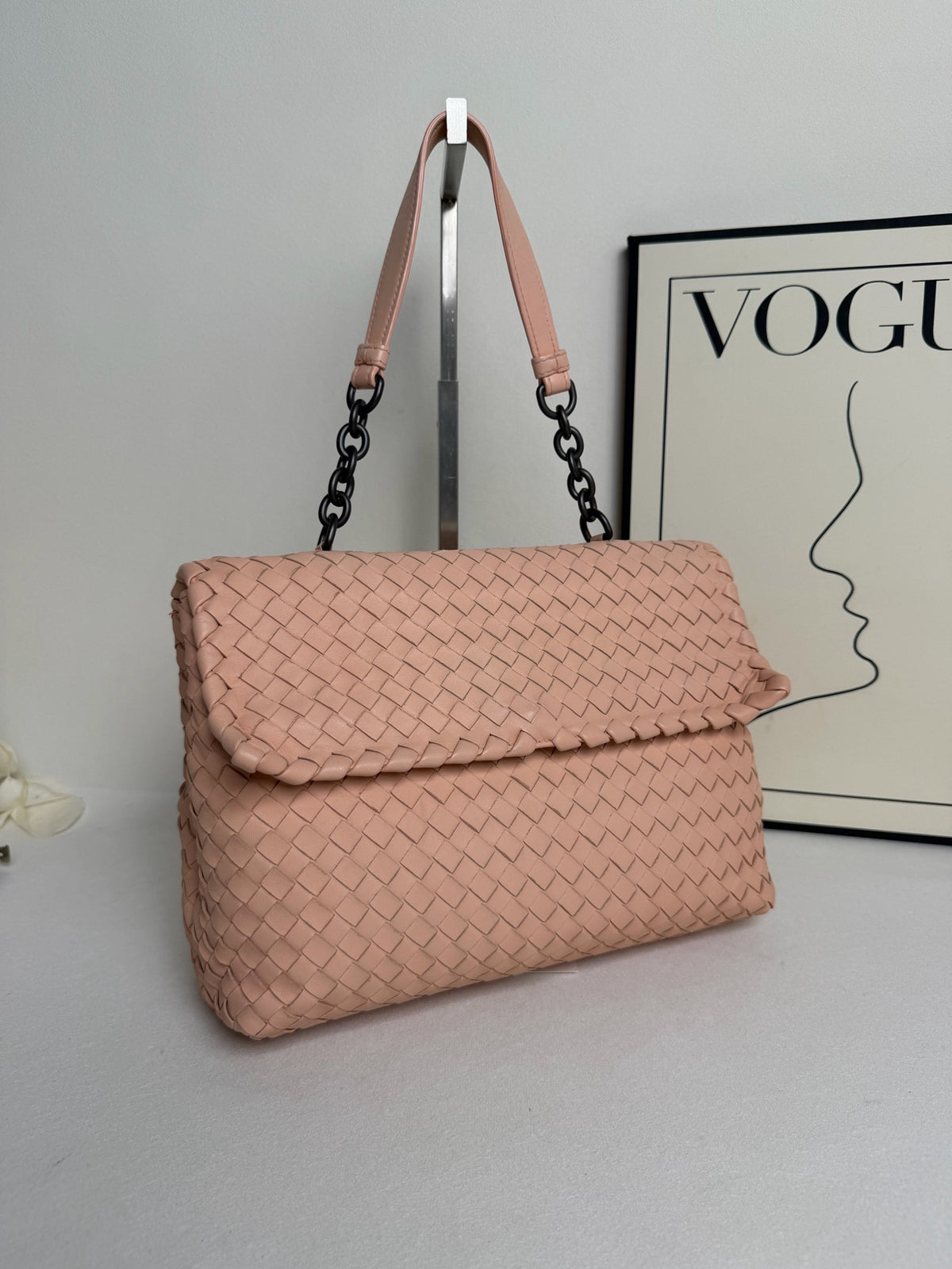 Bottega Veneta - Olympia - Leather - Pink - (medium)