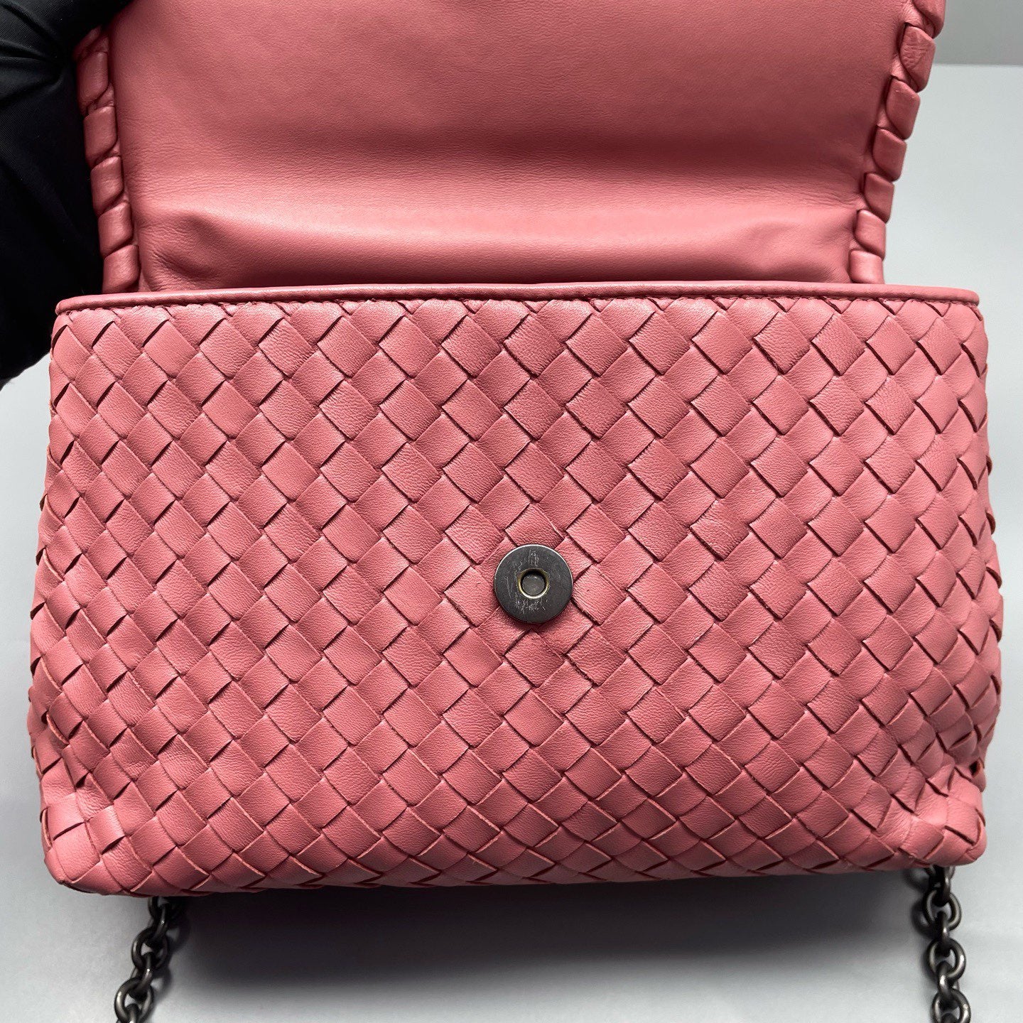 Bottega Veneta - Olympia - Leather - Pink - (medium)