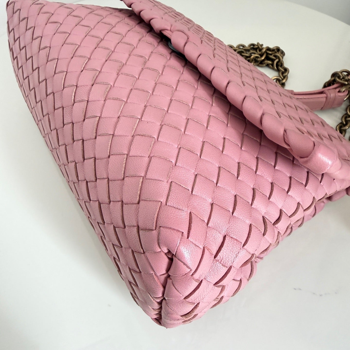 Bottega Veneta - Olympia - Leather - Pink - (Medium)
