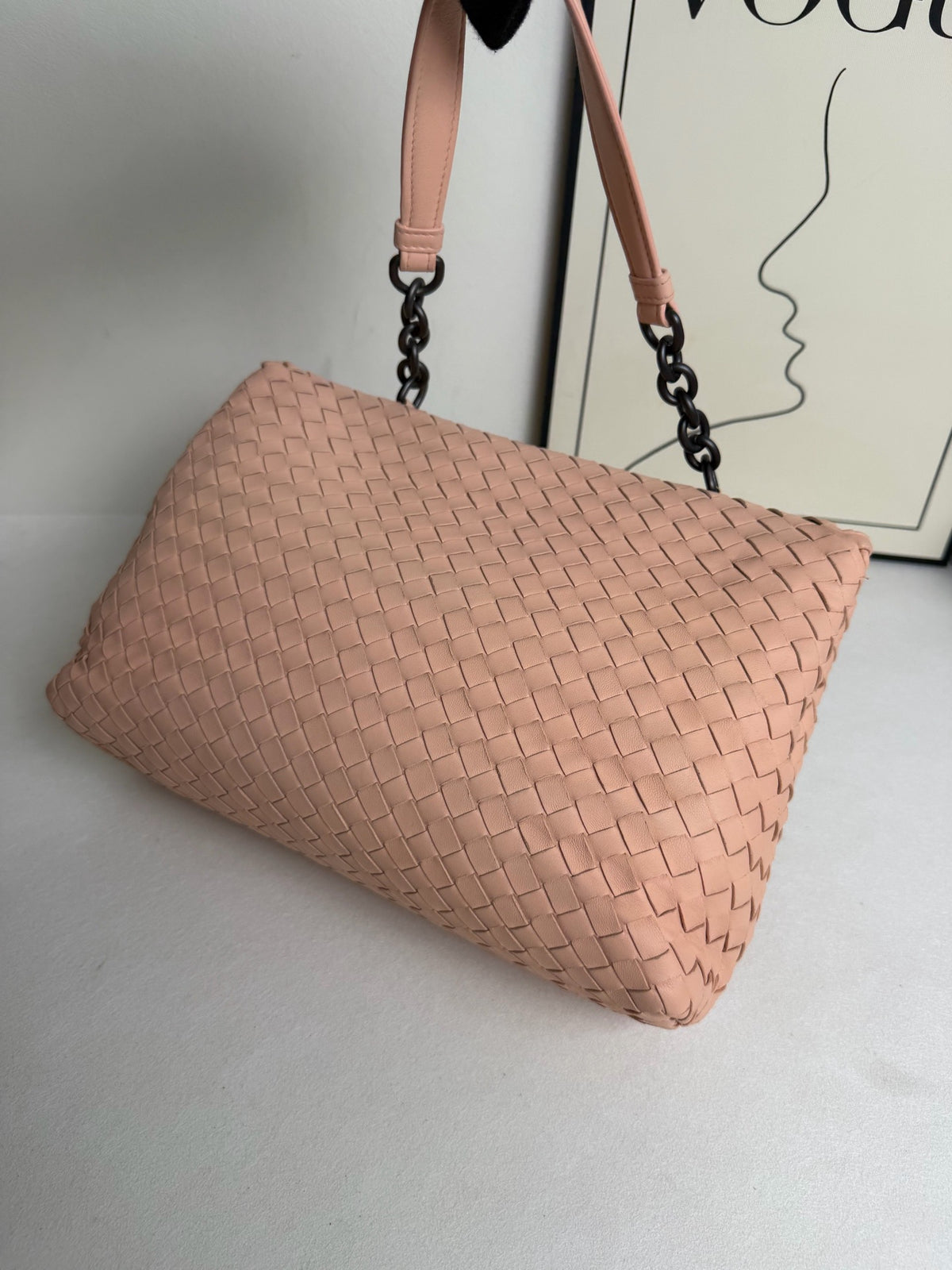 Bottega Veneta - Olympia - Leather - Pink - (medium)