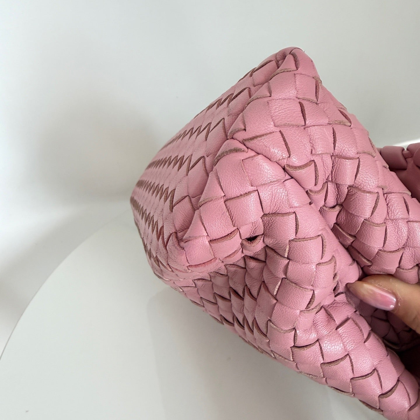 Bottega Veneta - Olympia - Leather - Pink - (Medium)