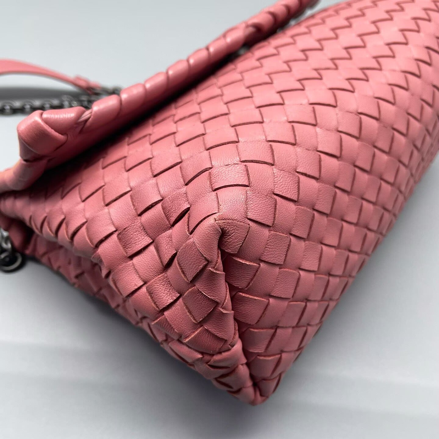 Bottega Veneta - Olympia - Leather - Pink - (medium)