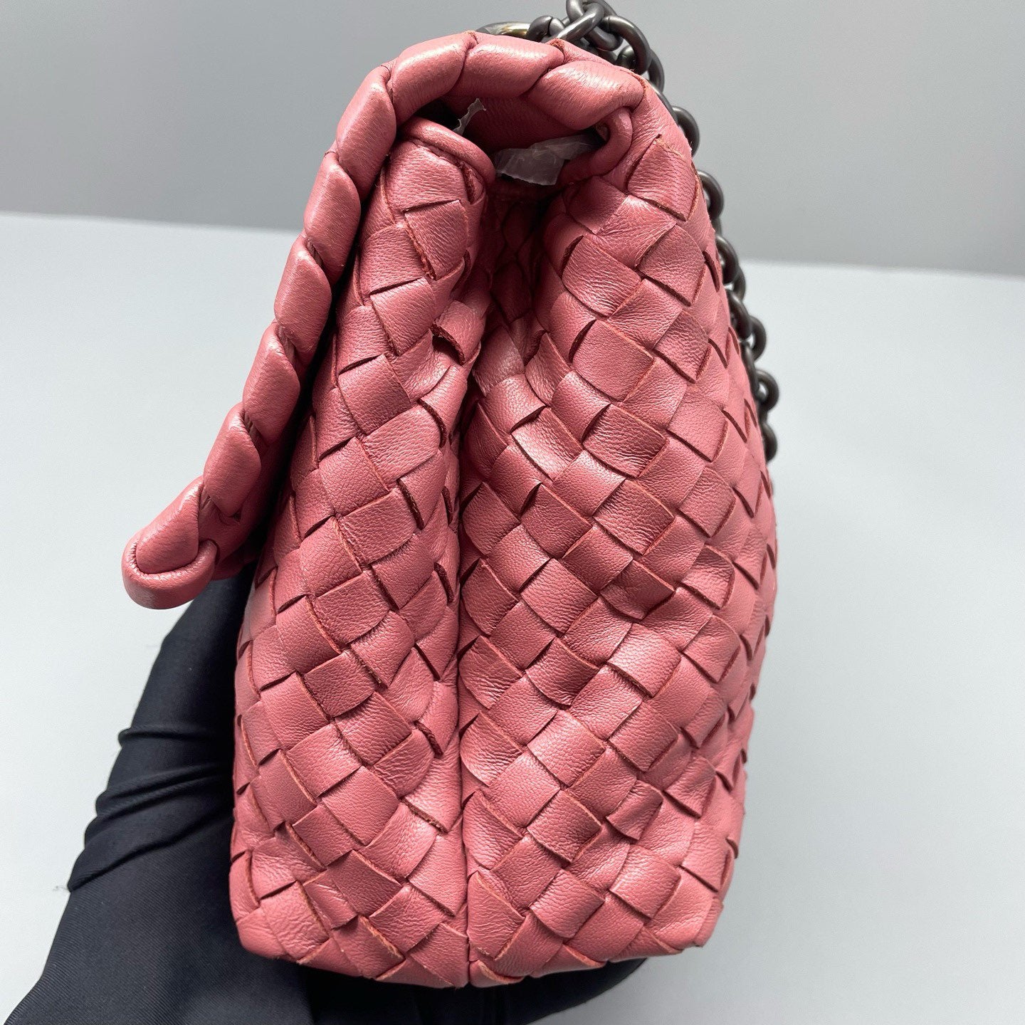 Bottega Veneta - Olympia - Leather - Pink - (medium)