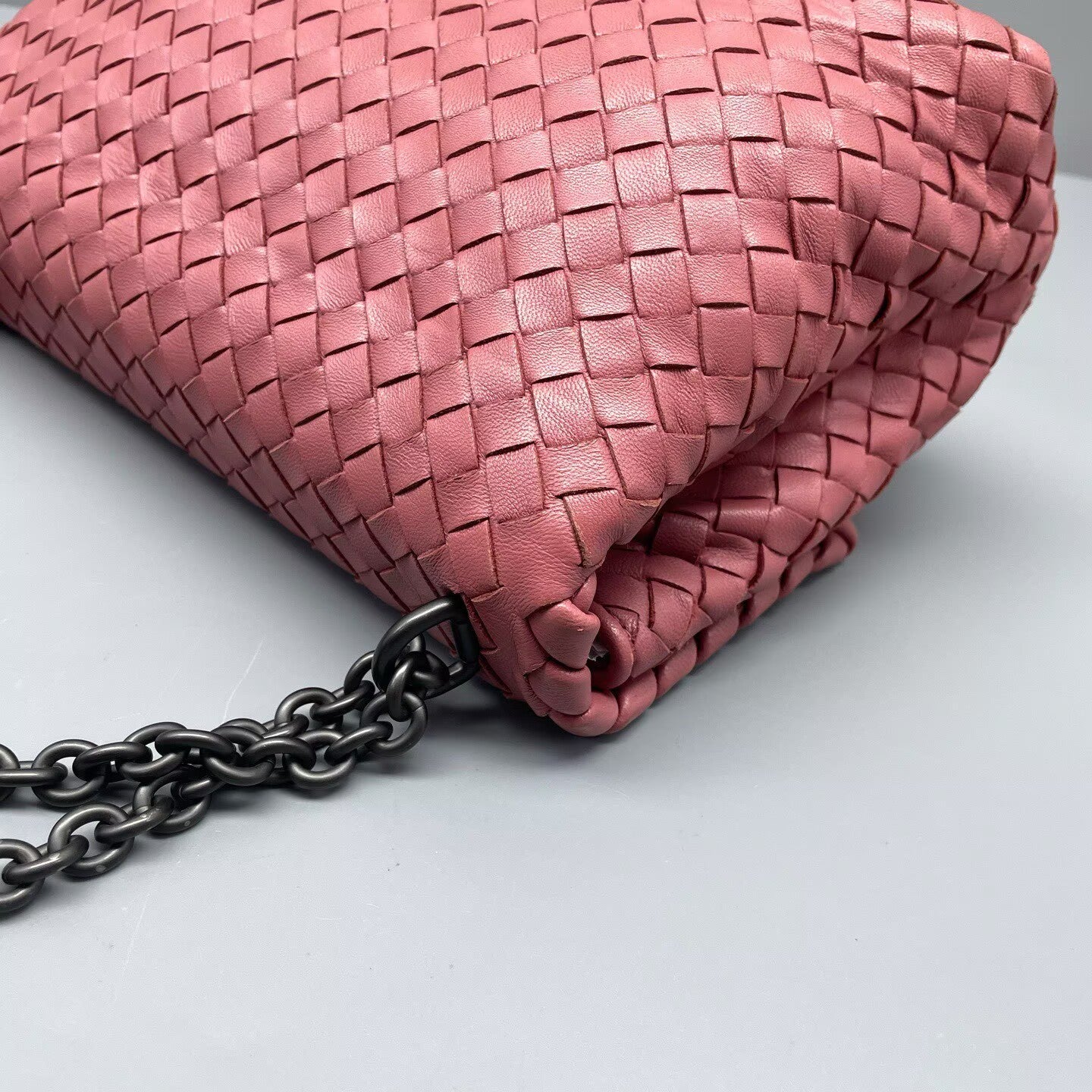 Bottega Veneta - Olympia - Leather - Pink - (medium)