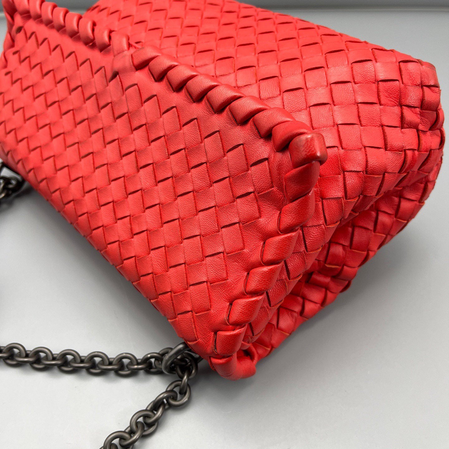 Bottega Veneta - Olympia - Leather - Red - (medium)