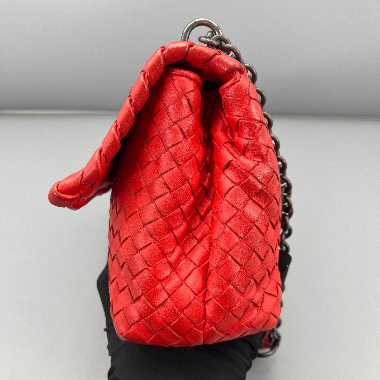 Bottega Veneta - Olympia - Leather - Red - (medium)