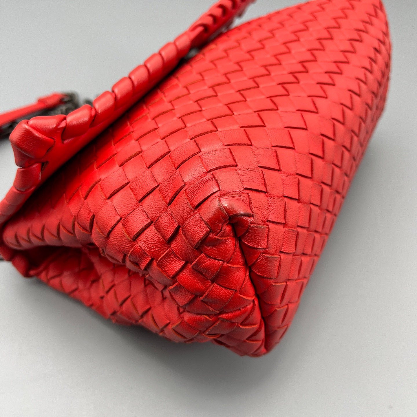 Bottega Veneta - Olympia - Leather - Red - (medium)