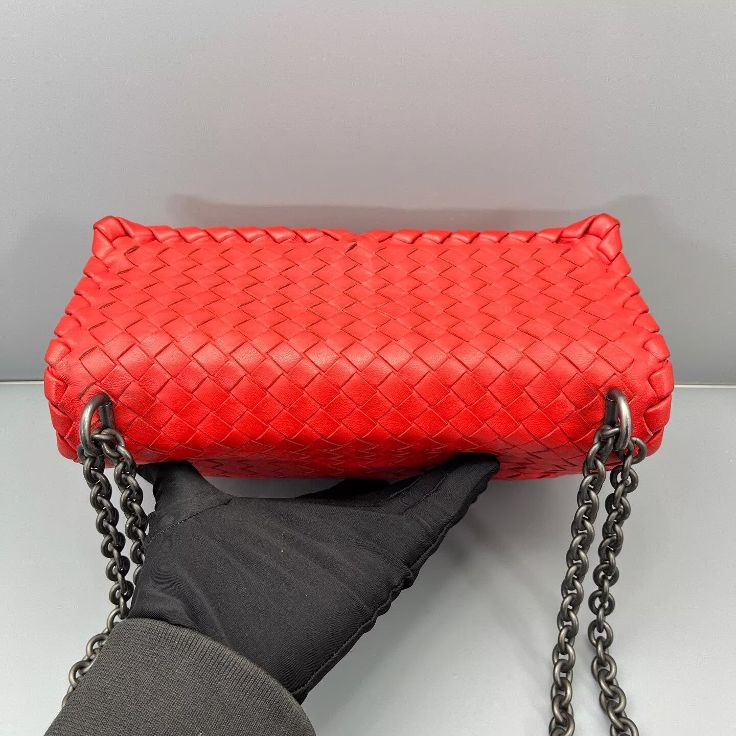 Bottega Veneta - Olympia - Leather - Red - (medium)