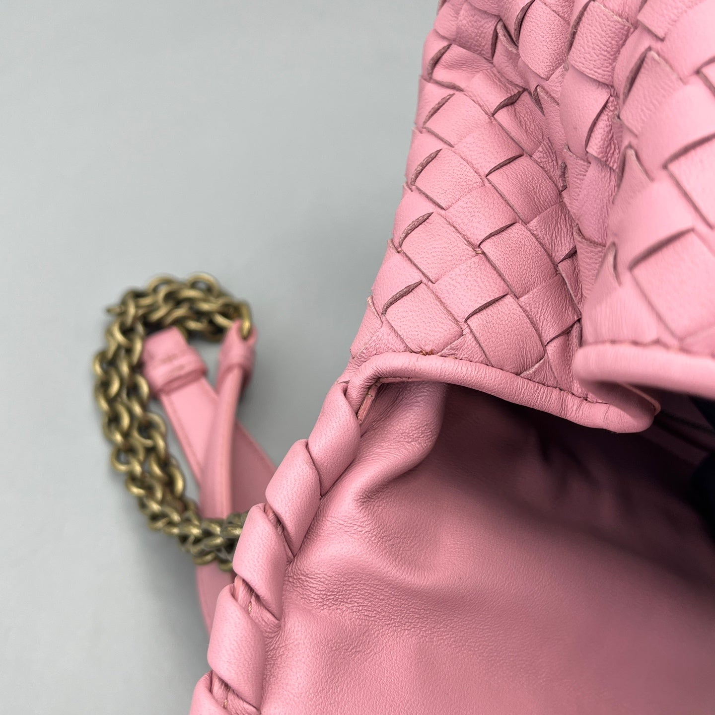 Bottega Veneta - Olympia - Nappa leather - Pink - (mini)