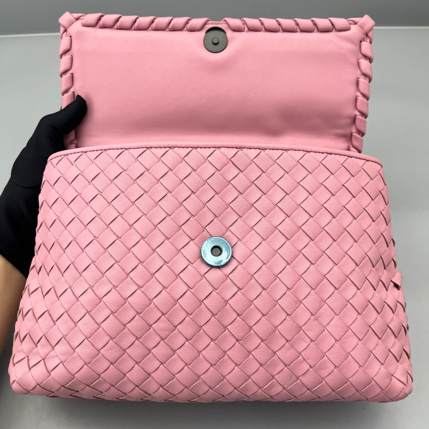 Bottega Veneta - Olympia - Nappa leather - Pink - (mini)