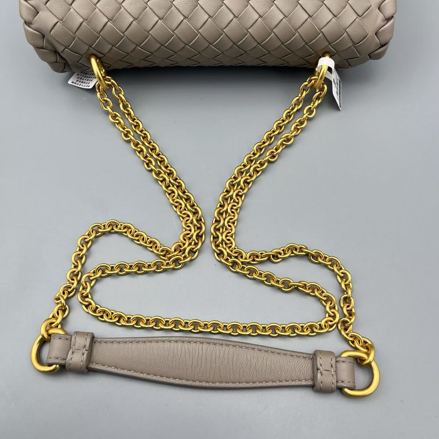 Bottega Veneta - Olympia Small - Lambskin leather - Milk Tea (Beige) - (small)
