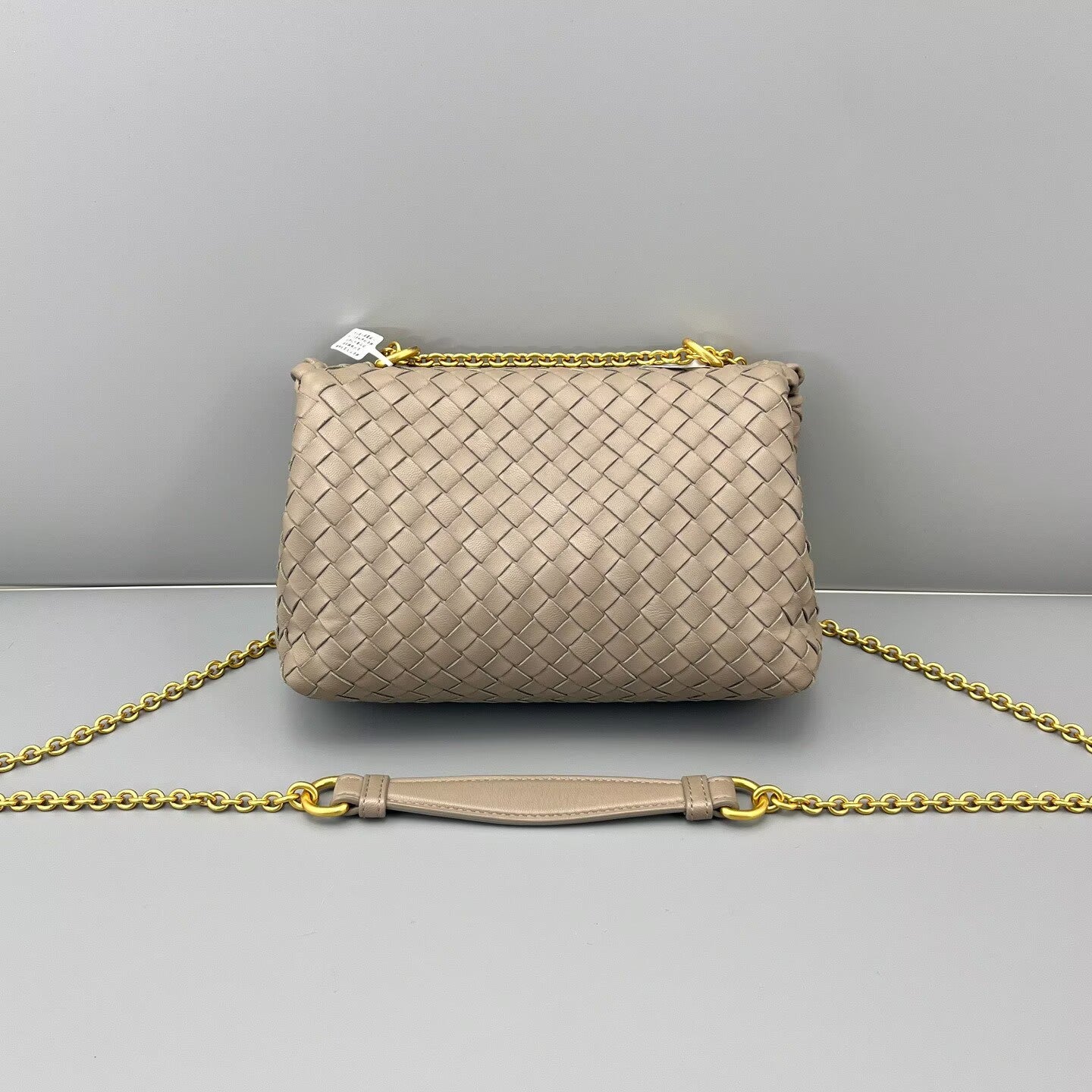 Bottega Veneta - Olympia Small - Lambskin leather - Milk Tea (Beige) - (small)