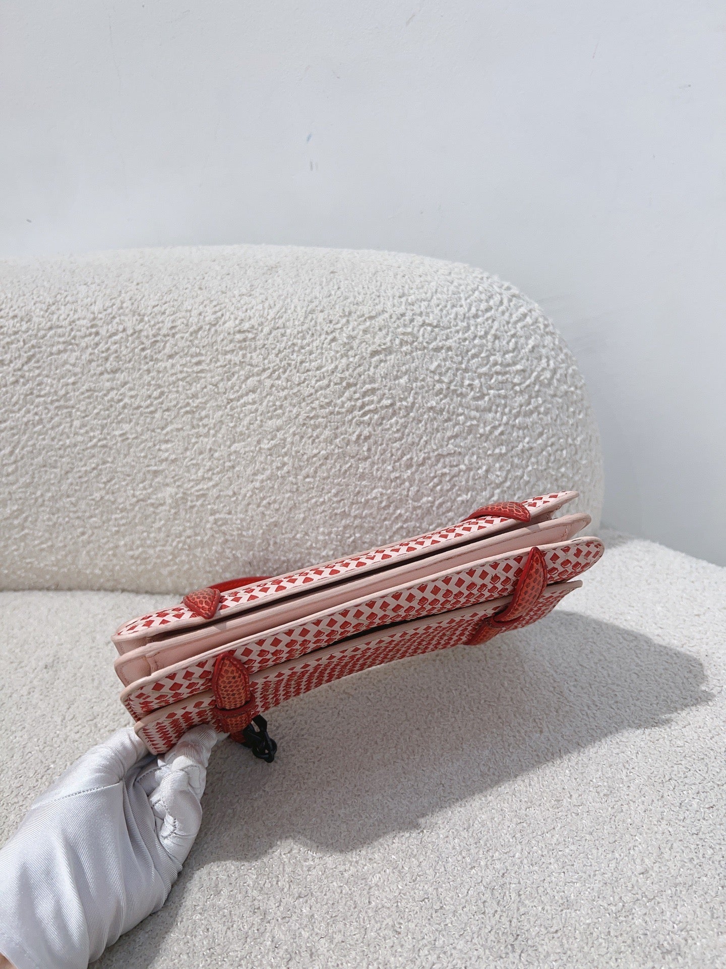 Bottega Veneta - Other - Exotic leathers - Water snake - Red - (mini)