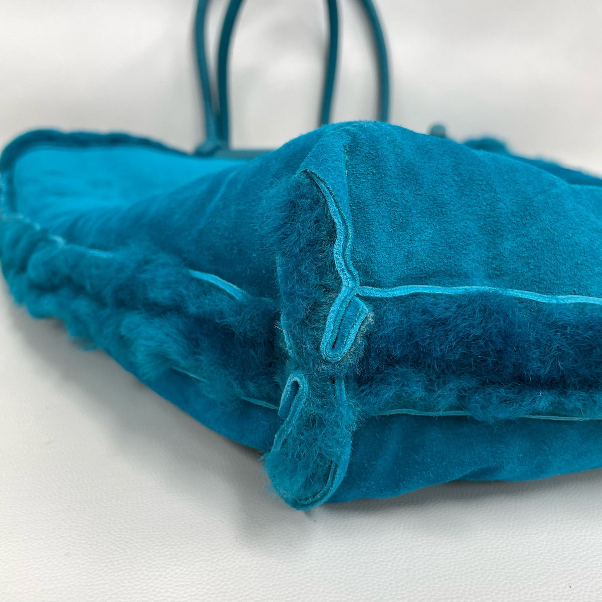 Bottega Veneta - Other - Fur - Shearling - Blue - (large)