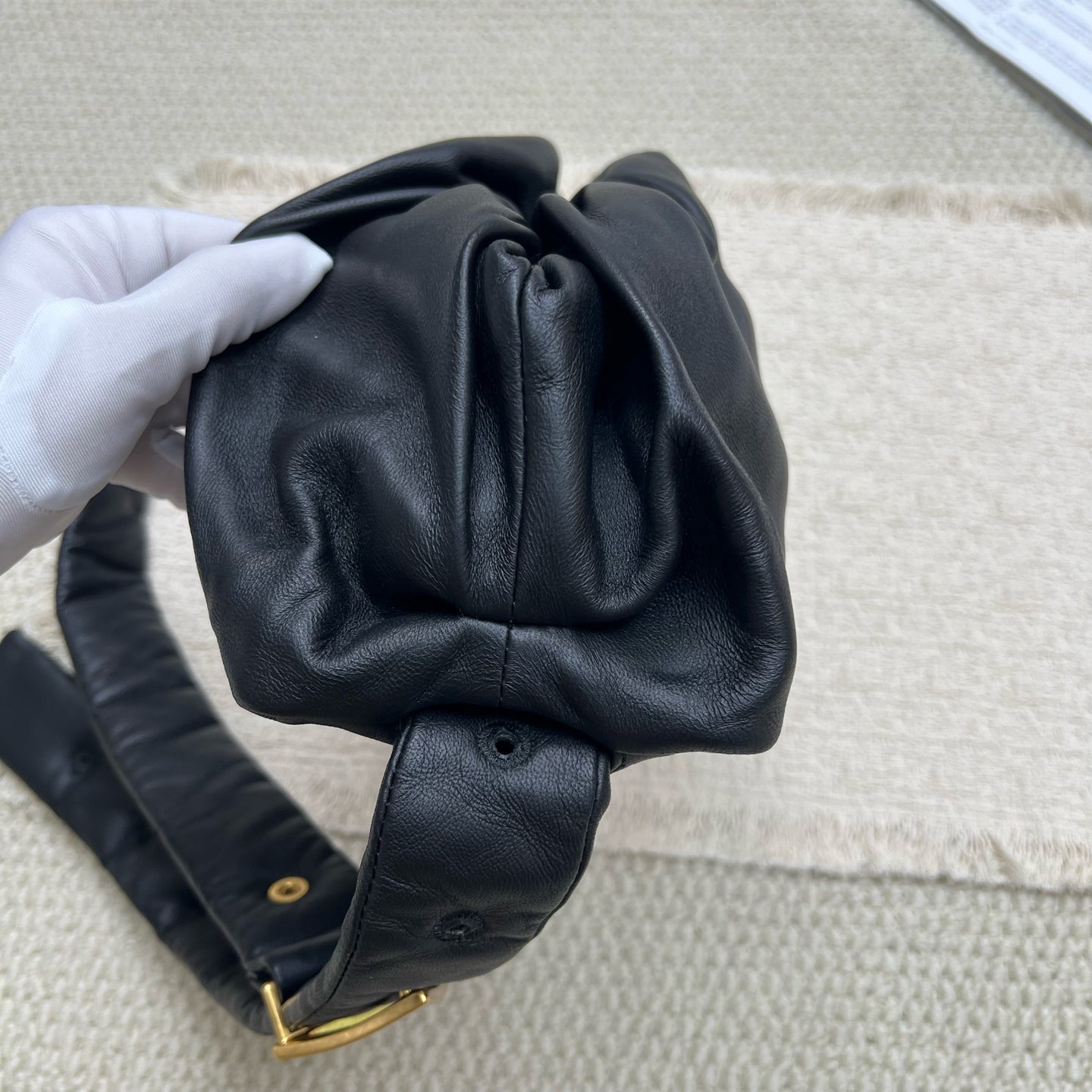 Bottega Veneta - Other - Leather - Black - (medium)