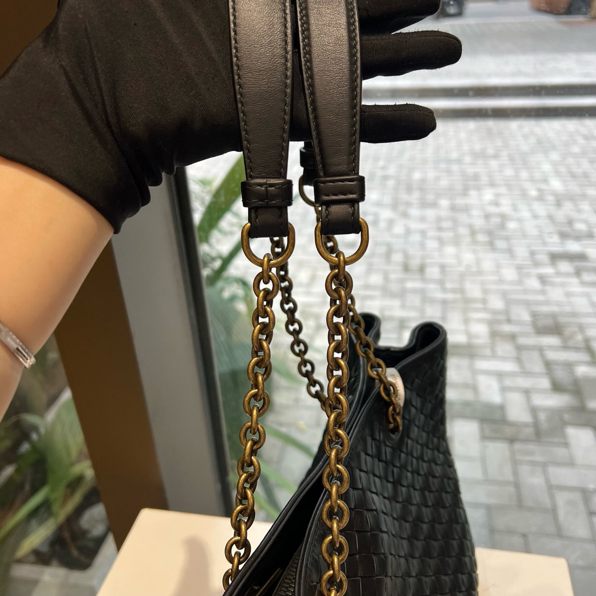 Bottega Veneta - Other - Leather - Black - (medium)