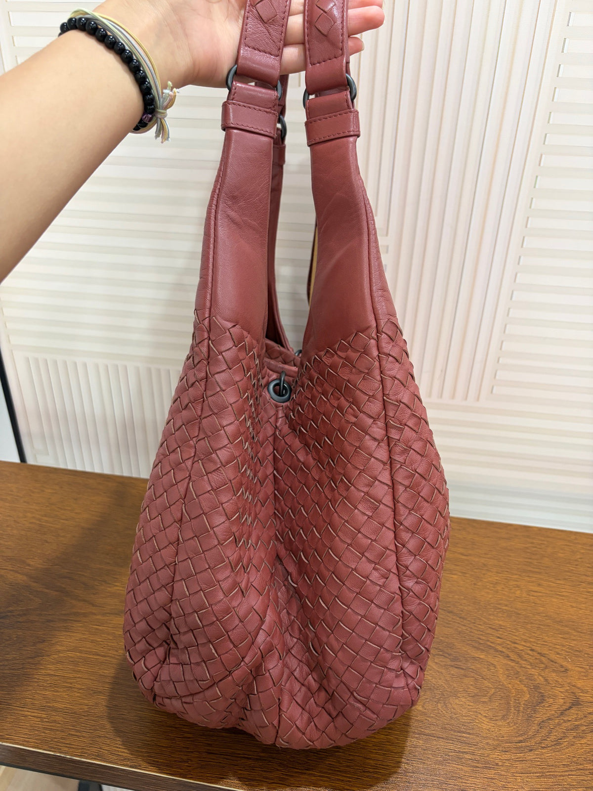 Bottega Veneta - Other - Leather - Burgundy - (large)
