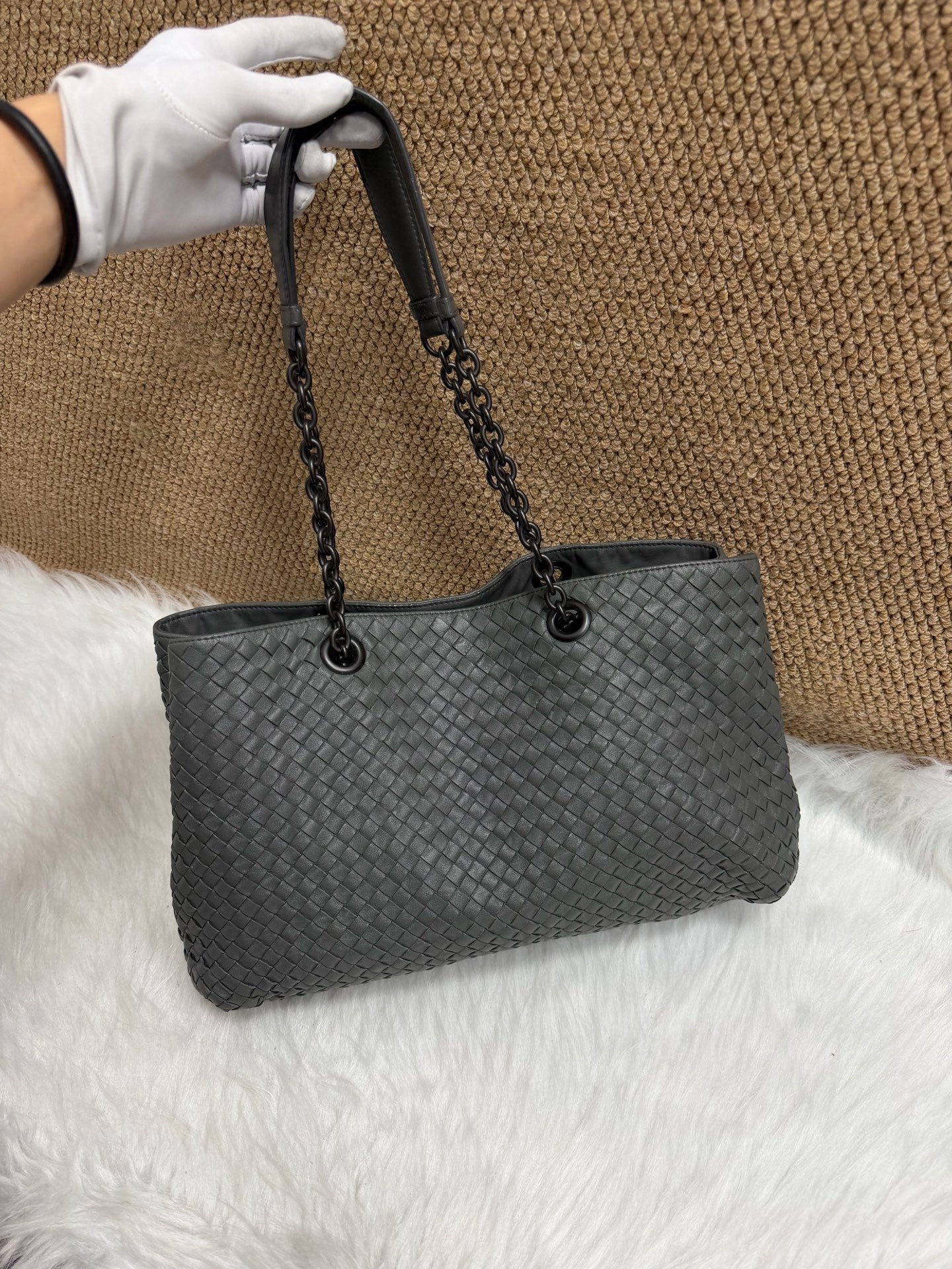 Bottega Veneta - Other - Leather - Grey - (large)