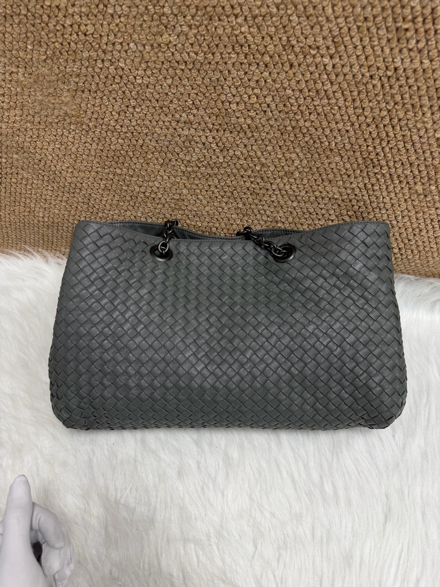 Bottega Veneta - Other - Leather - Grey - (large)