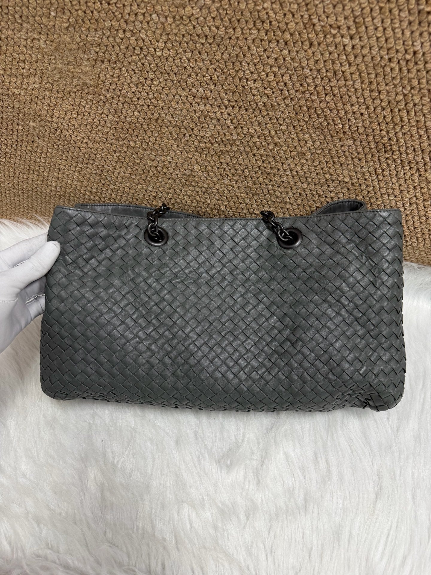 Bottega Veneta - Other - Leather - Grey - (large)