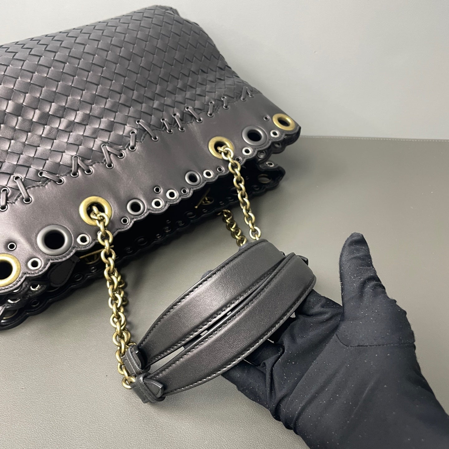 Bottega Veneta - Other - Leather - Grey - (medium)