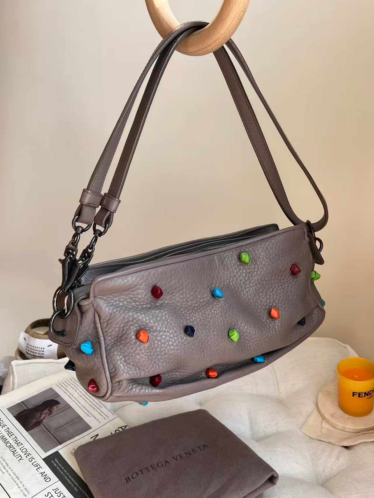 Bottega Veneta - Other - Leather - Grey - (small)