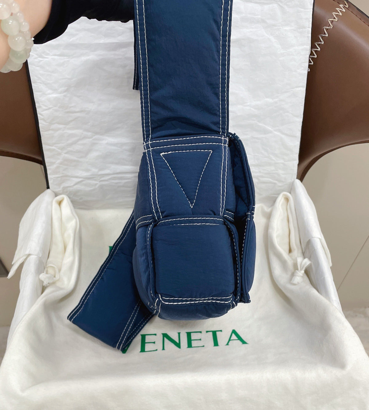 Bottega Veneta - Other - Leather - Navy - (small)