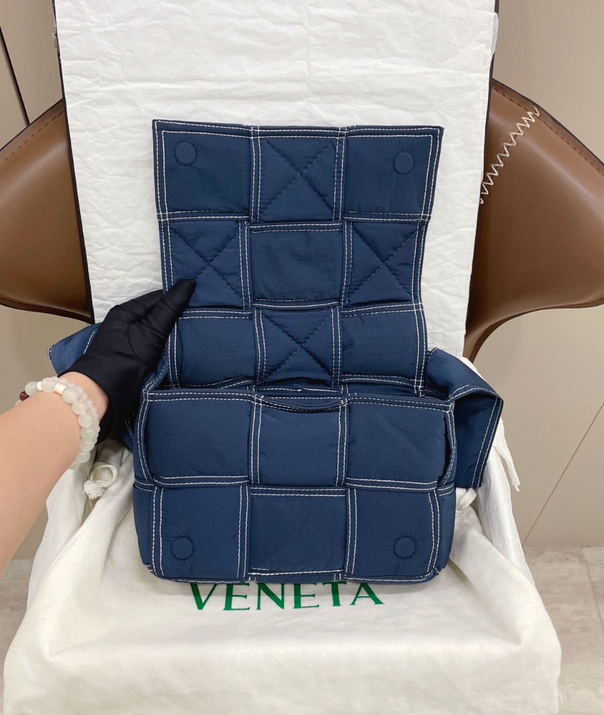 Bottega Veneta - Other - Leather - Navy - (small)