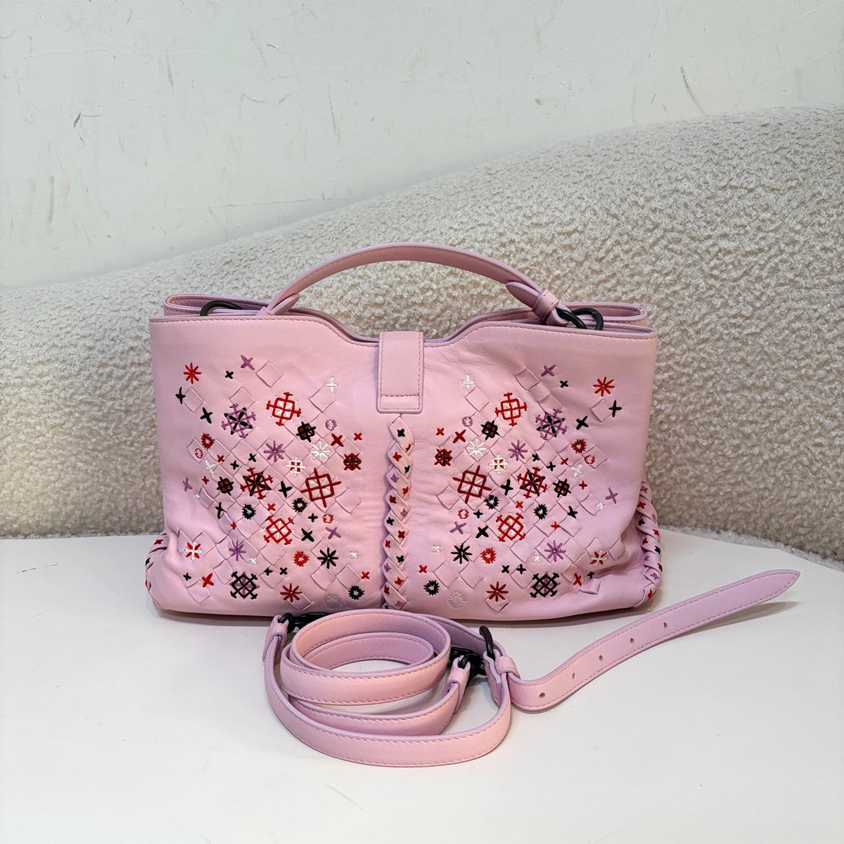 Bottega Veneta - Other - Leather - Pink - (Medium)
