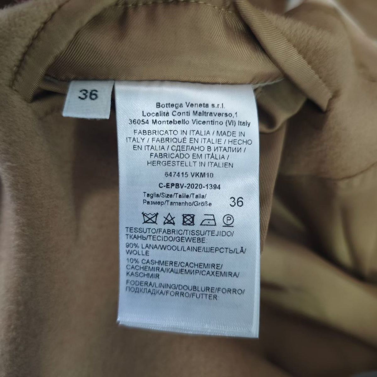Bottega Veneta - Other - Wool - Camel - (36)