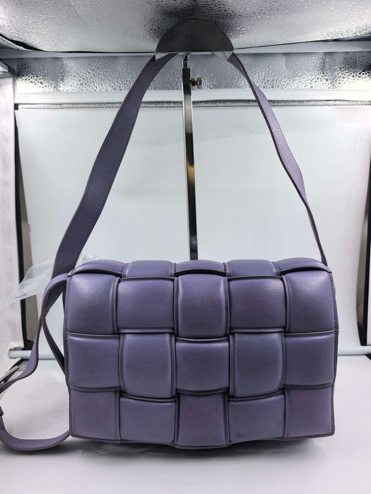 Bottega Veneta - Padded Cassette - Lambskin leather - Lavender with Silver-Tone Hardware - (medium)