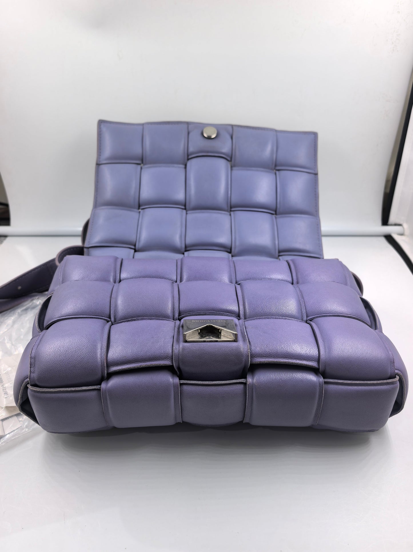 Bottega Veneta - Padded Cassette - Lambskin leather - Lavender with Silver-Tone Hardware - (medium)
