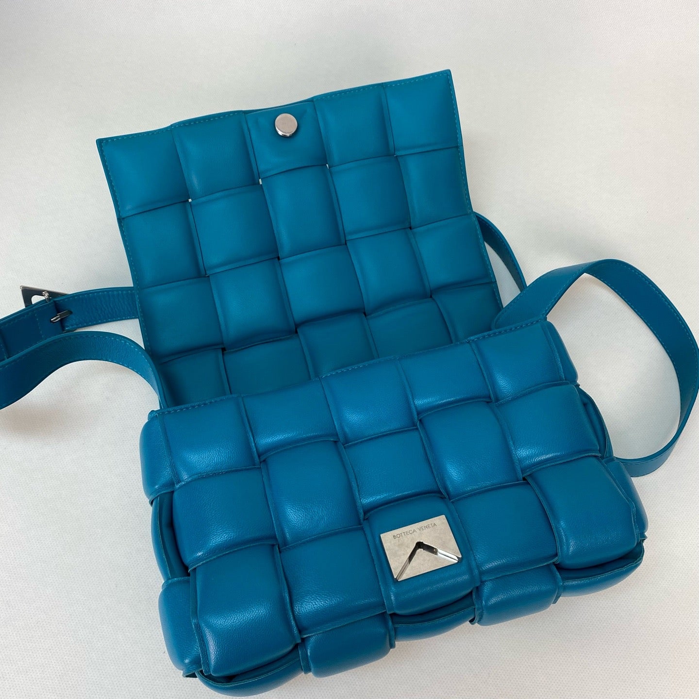 Bottega Veneta - Padded Cassette - Leather - Blue - (small)