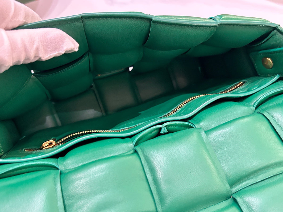 Bottega Veneta - Padded Cassette - Leather - Green - (small)