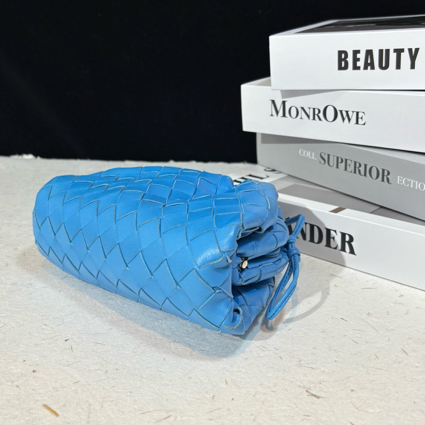 Bottega Veneta - Pouch - Leather - Blue - (mini)