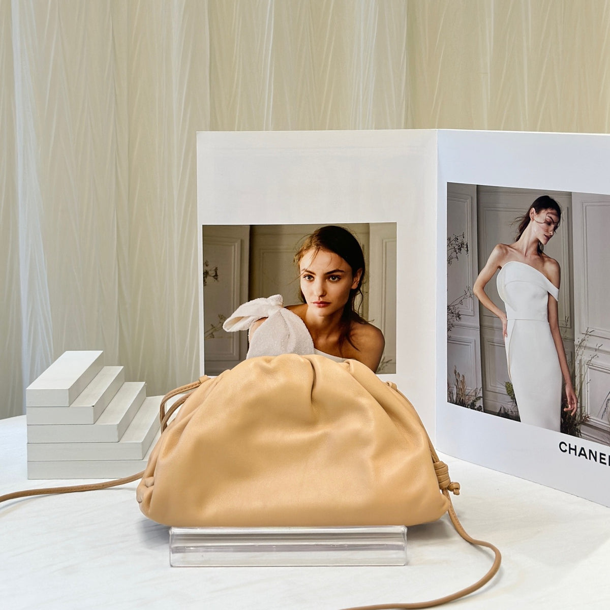 Bottega Veneta - Pouch Mini - Leather - Camel - (mini)