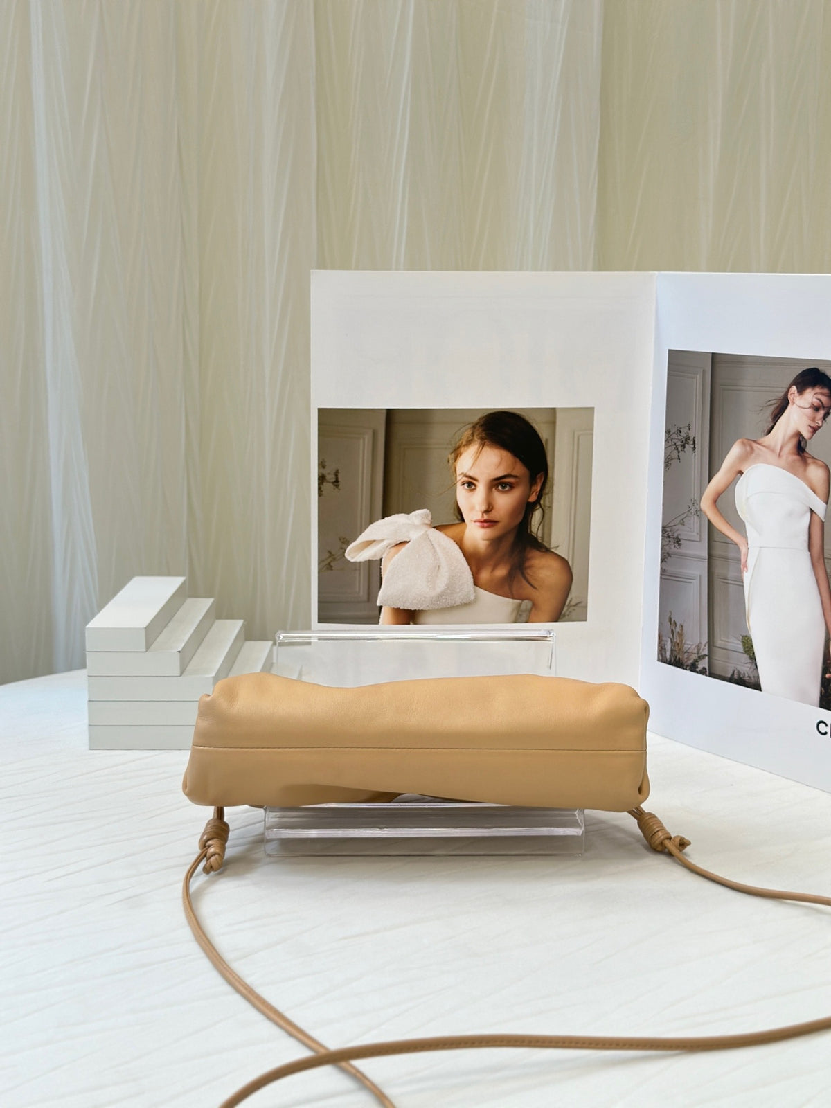 Bottega Veneta - Pouch Mini - Leather - Camel - (mini)