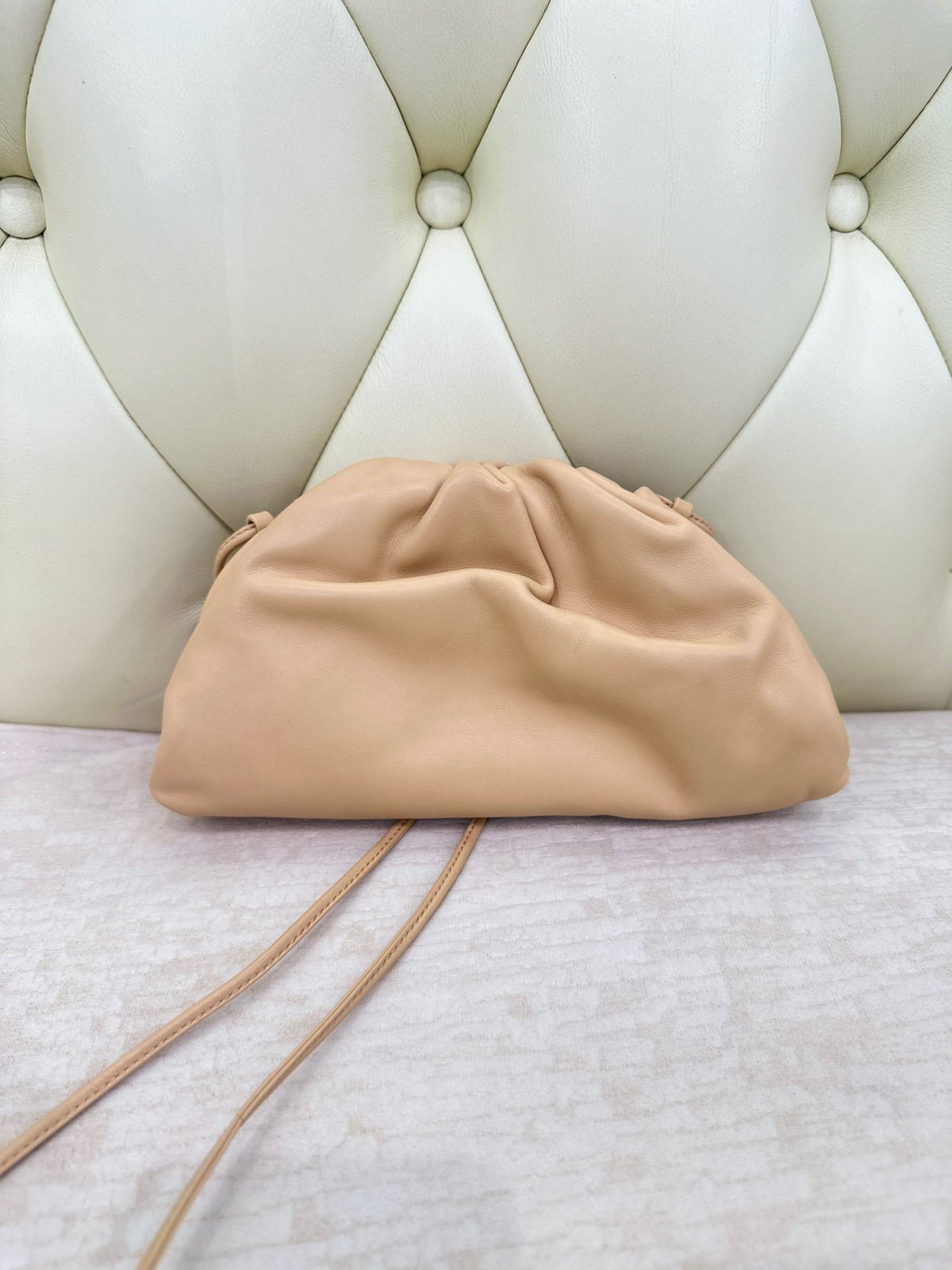Bottega Veneta - Pouch Mini - Leather - Camel - (mini)