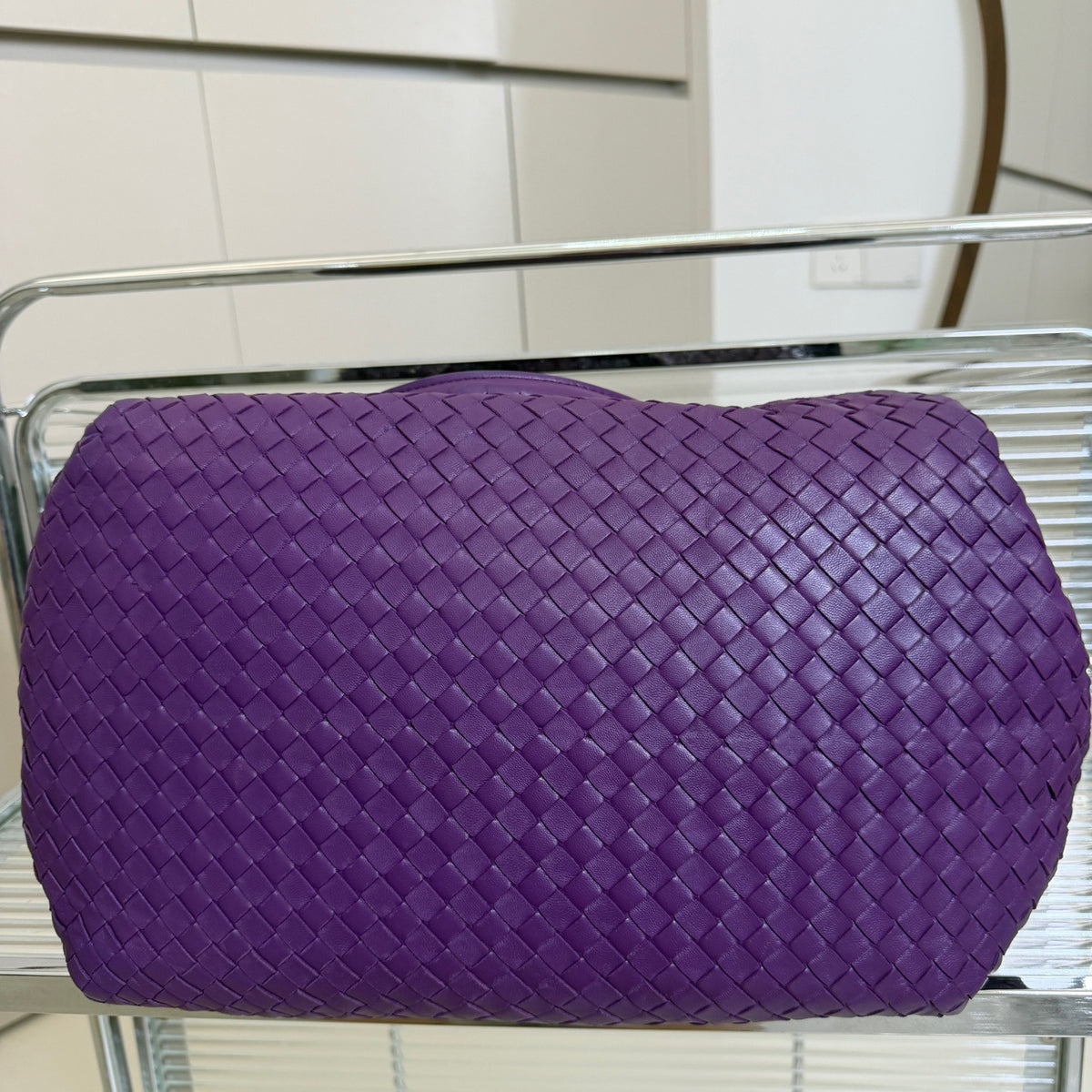Bottega Veneta - Pumpkin Tote Bag - Leather - Purple - (medium)
