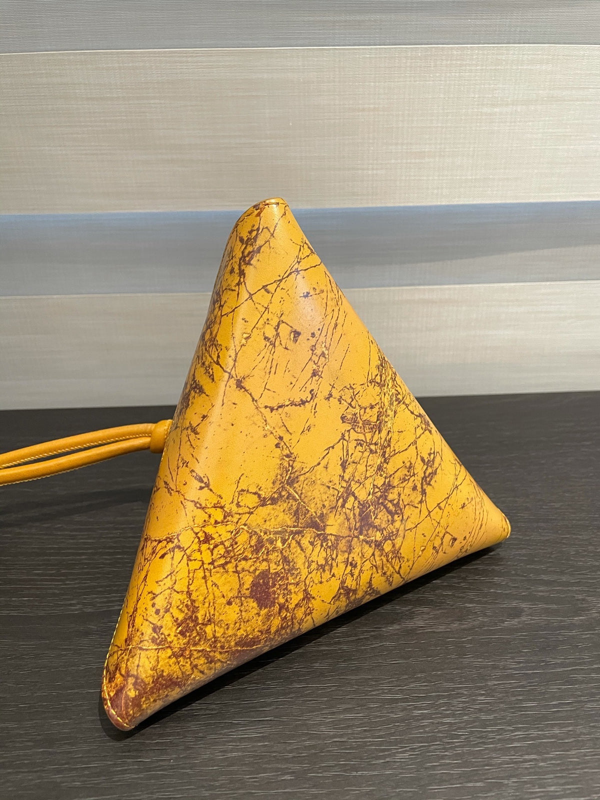 Bottega Veneta - Pyramid Box Bag - Leather - Yellow - (mini)