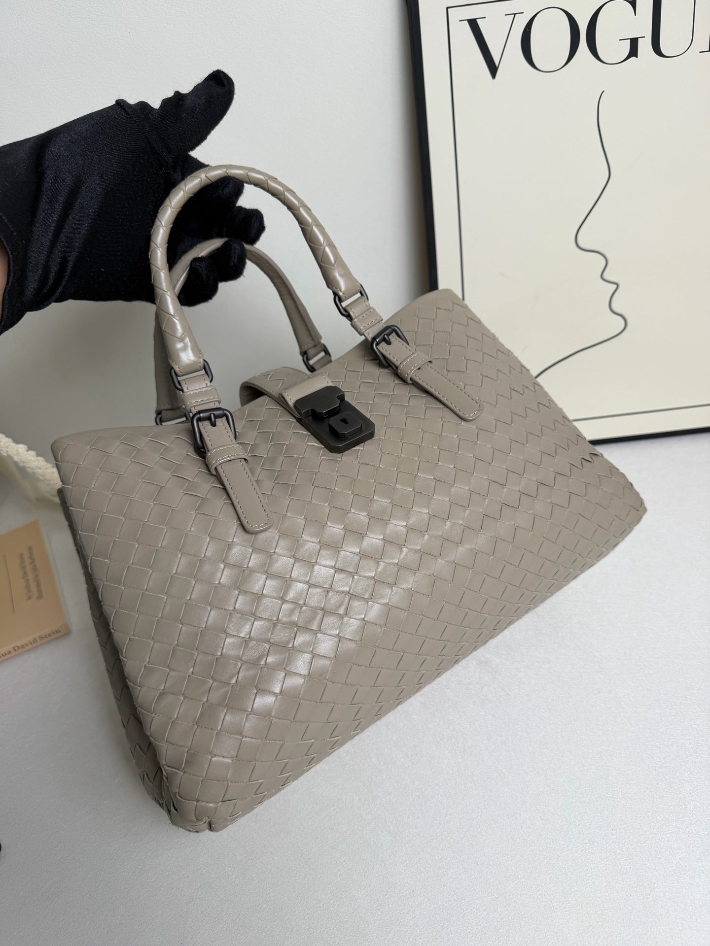 Bottega Veneta - Roma Bag - Leather - Grey - (medium)