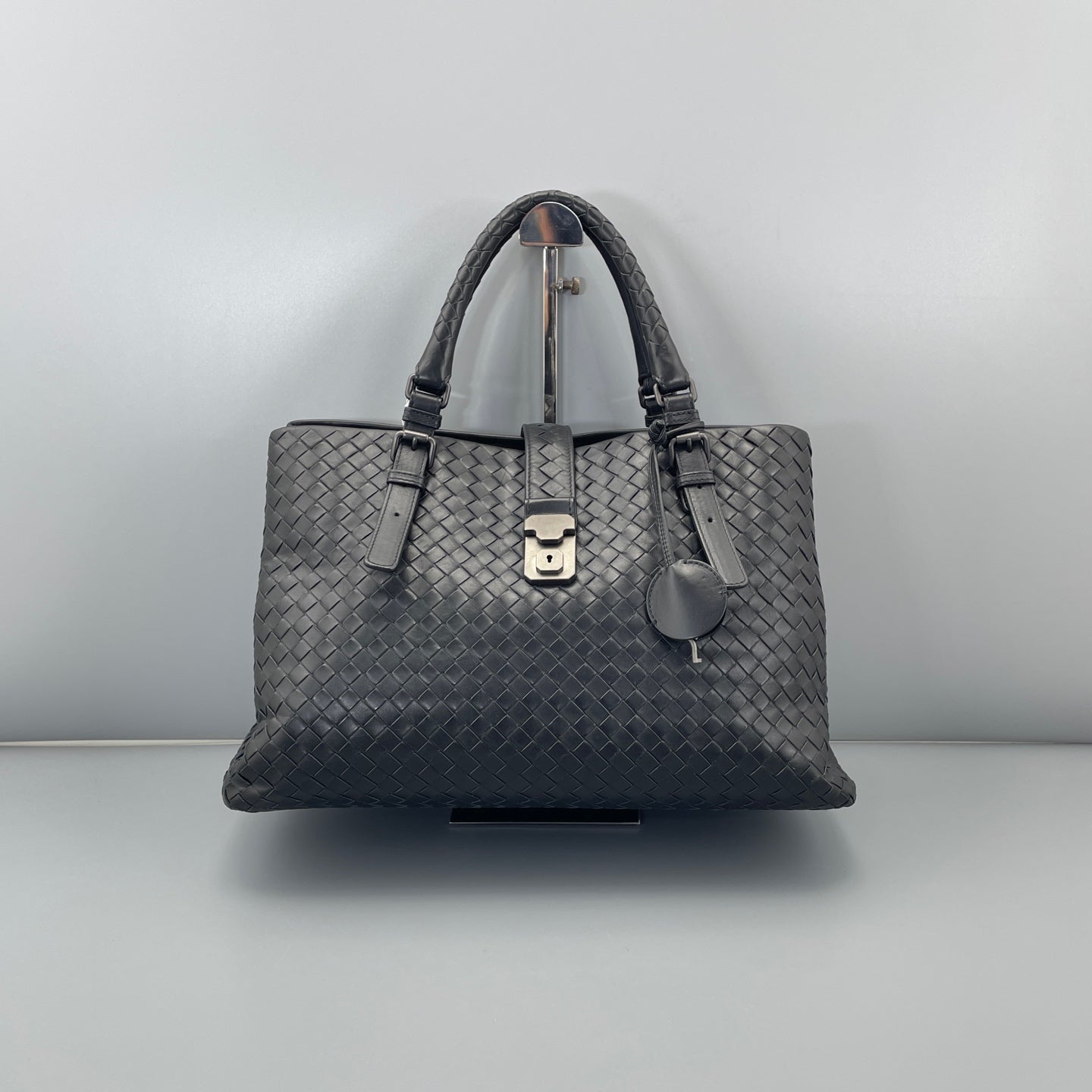 Bottega Veneta - Roma - Intrecciato Leather - Black - (Large)