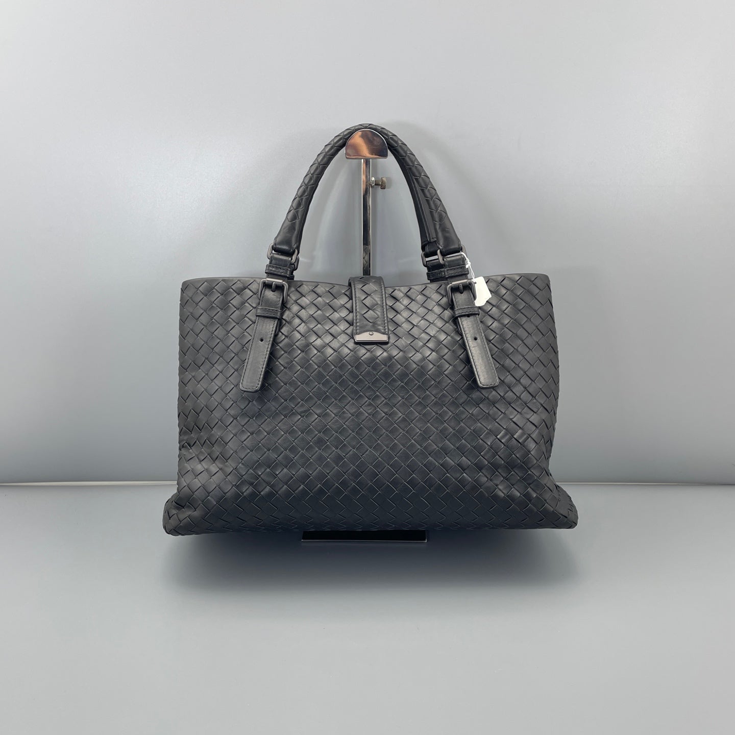 Bottega Veneta - Roma - Intrecciato Leather - Black - (Large)