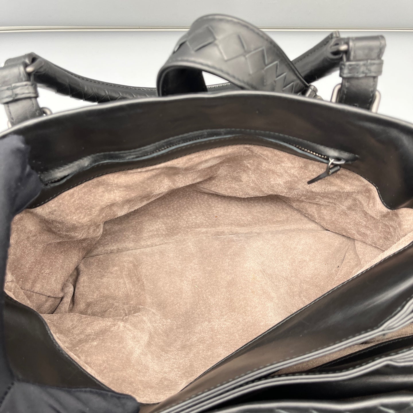Bottega Veneta - Roma - Intrecciato Leather - Black - (Large)